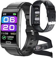 2023 ECG+PPG Smart Watch, Fitness Tracker with Body Temperature Smartwatch Heart Rate Spo2 Blood Glucose Blood Pressure Sleep Monitor IP68