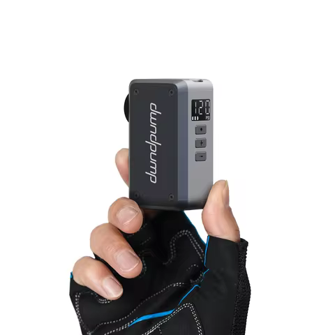 dwndpump DP5 PRO Electric Mini Bike Pump 120PSI Max with 420mAh Rechargeable Battery LED Display Sma