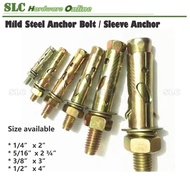 Mild Steel Anchor Bolt / Sleeve Anchor