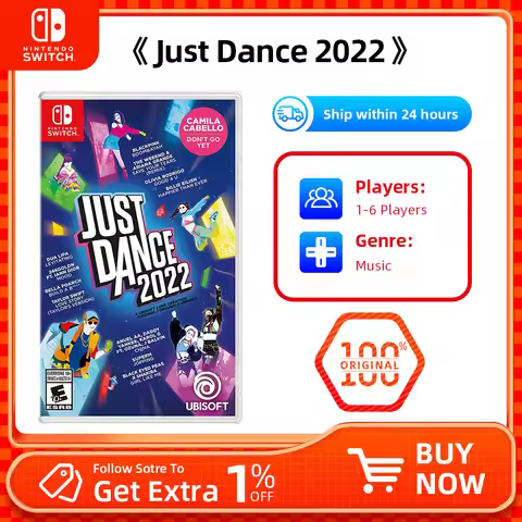 Nintendo Just Dance 2022 - Switch Game Deals Physical for Nintendo Switch OLED Switch Lite Switch Ga