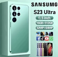 【สินค้าขายดี💰】 Galaxy S23 +5G Facebook YouTube แรม 16GB + ROM 512GB ซิมคู่แบบคู่ โทรคัพท์มือถือ 6.5
