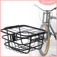 [Ecusi] Front Bike Basket Sturdy Luggage Package Rack Bike Cargo Rack for Road Bikes