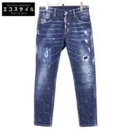 Dsquared2 [成色極佳/國內授權] S74LB0471 滑板牛仔褲，做舊紐帶門襟，44碼