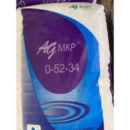 AG TECH MKP 0-52-34 BAJA MONO POTASSIUM PHOHSPHATE Repack 1Kg