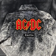 Patch Embem Bordir Band ACDC Logo Big Size Backpatch