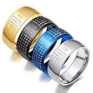 cicin cicin lelaki cincin lelaki Chinese Style Stainless Steel Ring Benruoxin Men's Ring Retro Ethni