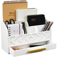 Wooden Desk Organizer Mail Organizer Countertop, Desktop Organizer Mail Sorter Mail Holder Bill Orga