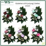 Gubahan Sirih Junjung Bekas Cincin Artificial / Gubahan Hantaran / Customise Gubahan Sirih Junjung H
