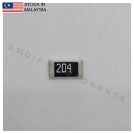 10PCS Taiwan-Grade 200k ±5%, 0603 SMD Resistor (204)