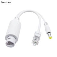 TREA Networking PoE 48V to 12V Splitter Adapter Kit 10 100Mbps for Voip Phones