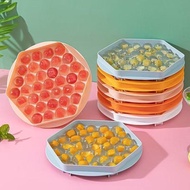 acuan karipap acuan jelly ball Home Ice Cube Mold Refrigerator Ice Box Spherical Ice Cube Creative H