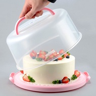 Eight inch cake box packaging box home birthday cake box baking transparent portable portable plasti