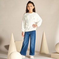 Max Fashion Floral 3D Applique Sweatshirt