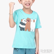 DOSH KIDS T-SHIRTS WE BARE BEARS เสื้อยืดคอกลมเด็ก DBBBT5037-GR