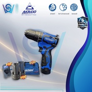 AKAIDO 12V BRUSHLESS CORDLESS 3-IN-1 IMPACT DRILL AKHDS12BL 无刷无绳3进1冲击钻全套 MESIN BATERI TEBUK IMPEK