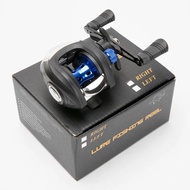 67w 2022 New AK200 7.2:1 High Speed Fishing Reel Left Right Hand Baitcasting Reel Brake System kWx