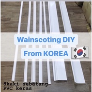 🧡Ready Stock🧡 🇰🇷WAINSCOTING PVC KOREA/WAINSCOTING DIY READY STOCK 8 Feet (BEST MATERIAL FROM KOREA)