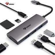 HUB BULL USB-C 7 in 1 Hub with HDMI Enternet - For Macbook, Surface Pro -