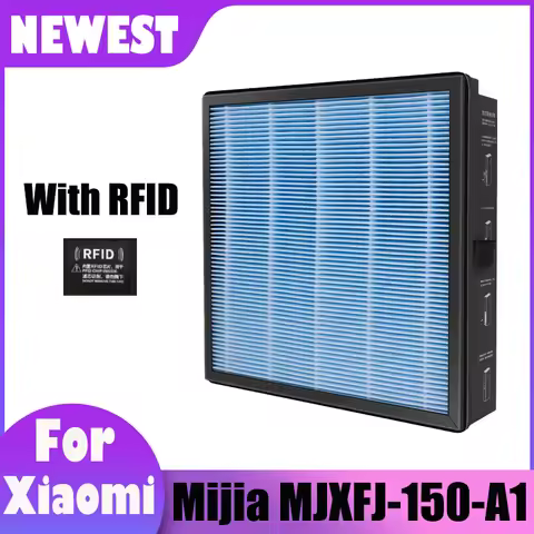 Fit for Xiaomi Mijia MJXFJ-150-A1 Fresh Air System A1 Composite Filter With RFID 258x258x67mm H13 Ai