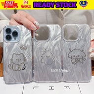 Vivo V23e V25 V25e V30e V40 V40 Pro fon kitten puppy spooky sticker feather hard case 羽纱手机壳