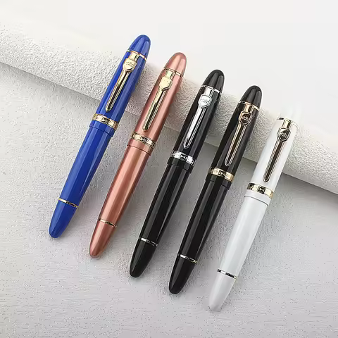 JINHAO X159 Classic Metal Signature Pen, Screw Cap Roller Ball Pens Office Luxury Metal Signature Pe