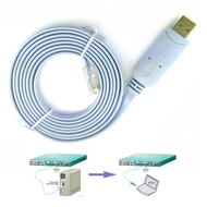 DF7 }} USB Console Cable RS232 to RJ45 Console Cable for Cisco Huawei Router