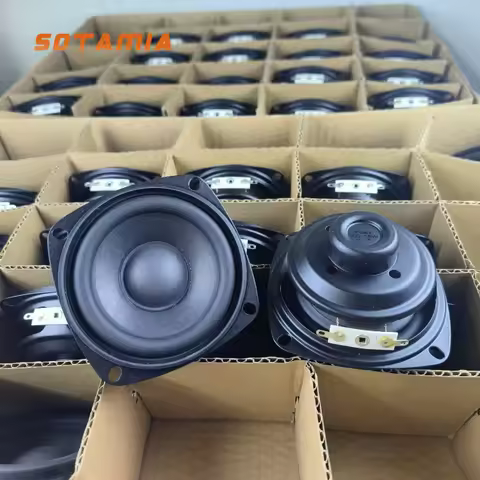 SOTAMIA 2Pcs 3 Inch Full Range Subwoofer Speaker 4 Ohm 15W Multimedia Hifi Music Bluetooth Speaker S