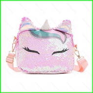 YB2 Unicorn Sequin Sling Bag For girl Crossbody lovely Casual fashion Shopping Portable Mobile phone