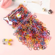 Korean Style Japanese Rubber Hair Ties 500pcs Free Pouch ED500