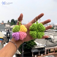 GANTUNGAN Amigurumi keychain lucky clover | Lucky leaf keychain