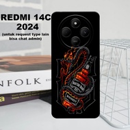 CC38 Flexible rubber softcase/ for REDMI 14C 2024 Men's Motif/ Latest REDMI 14C case REDMI 14C 2024 