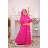 BAJU GAMIS ANAK PEREMPUAN INCES RAYA ORIGINAL BY NANAVI HIJAB KIDS