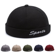 Topi Kopiah SPORT Viral Trend Baru New Trend Roll Hat Korean Style Fashion Hot Item Brimless Cap Mik