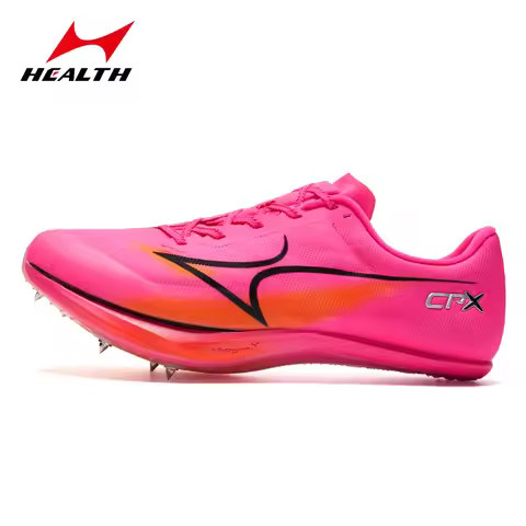 Health 2025 Racing Track Field Event Sprint Men Carbon Plate Spikes Shoes Professional Short Long Al