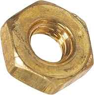 Hillman 140051 6-32 Machine Brass Hex Screw Nuts, 6-32-Inch 100-Pack