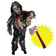 Zombie Costume for Kids, Scary Halloween Boys Zombie Costume, Monsters Costume for Halloween