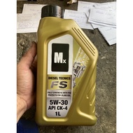 Mx Oils Engine Oil M-X Brand Synthetic 1 (PAO) Diesel 5W-30 FS Size 1 Liter