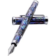 LACHIVA LUX Natural Seashell Abalone Abalone Fountain pen Made in Germany Fine nib (fine. Handmade f