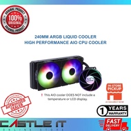 Castle IT 240MM ARGB Liquid Cooler High Performance AIO CPU Cooler