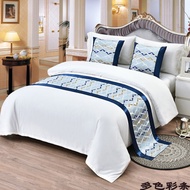 Bed Runner Hotel High-End Bed Towels Modern Luxury Bed Cover Cadar Tidur for Airbnb Decoration Bedsp