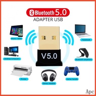 Apc Mini Bluetooth Adapter 5.0 USB Wireless Bluetooth Audio Transmitter Receiver Connect multiple devices