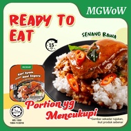 MGWoW Ready To Eat Halal Instant Rice Camping Travel Food Self-Heating Rice －Kari Ayam 190g