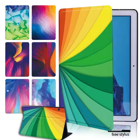 PU Leather Case for Huawei MediaPad T3 8/T3 10 9.6"/T5 10 10.1" Tablet Case for MediaPad M5 Lite 10.