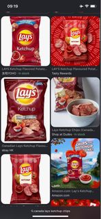 LAYS Ketchup flavored potato chips  big size 220G