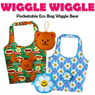 [WIGGLE WIGGLE] Pocketable Eco Bag Wiggle Bear / Smile We Love