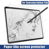 สำหรับ Samsung Tab กระดาษเหมือนป้องกันหน้าจอสำหรับ Samsung Tab S2 S4 S5E S6 S6 Lite S7 S8สำหรับ A8 A7 A10.5ฟิล์ม