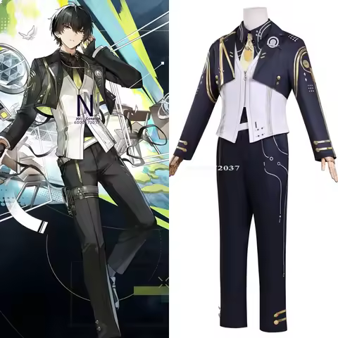 Game Wuthering Waves Cosplay Costume Anime Rover (Male) Role Playing Starfire Everbright Suits Men C