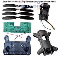 CHIHIRO1X3EE Folding Remote-controlled Drone Parts, 10 Styles Black Brushless S99 Brushless Propelle