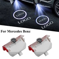 For Mercedes Benz LED Decoration Shadow Projector Light Car Door Welcome Logo Light  For A W169 B W2