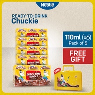 NESTLÉ CHUCKIE Chocolate Flavoured Milk 110ml - Pack of 30 (Expiry: May 31 2025) with FREE CHUCKIE L